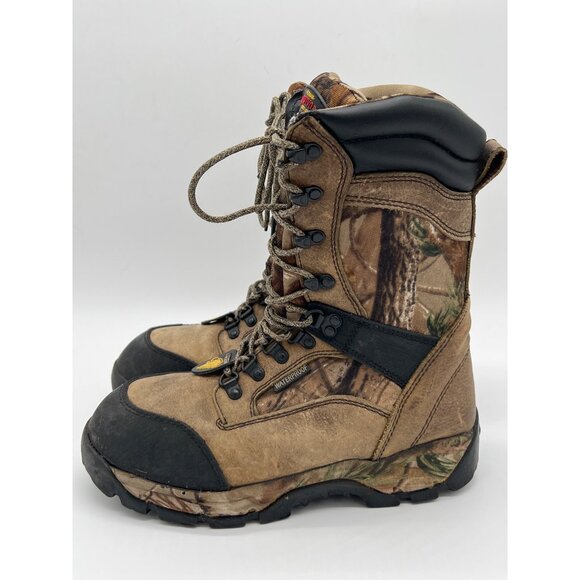 Herman Survivors 1000 Gram Thinsulate Insulated Waterproof Camo Hunting Boots Si - Picture 4 of 10